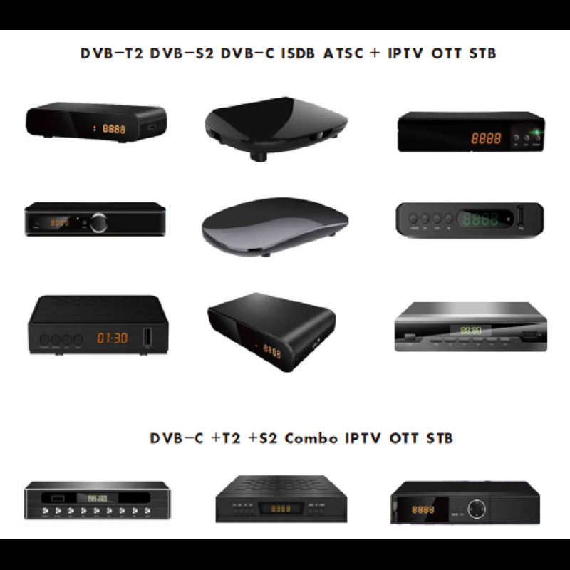 Digital Satellite Receiver with Android & Linux Operating Systems, 4K Ultra HD, H.265 HEVC / H.264 Hardware Decoding