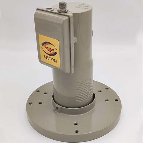 TVRO LNBF Universal C Band Twin LNB For Satellite Reception 3.7 - 4.2GHz