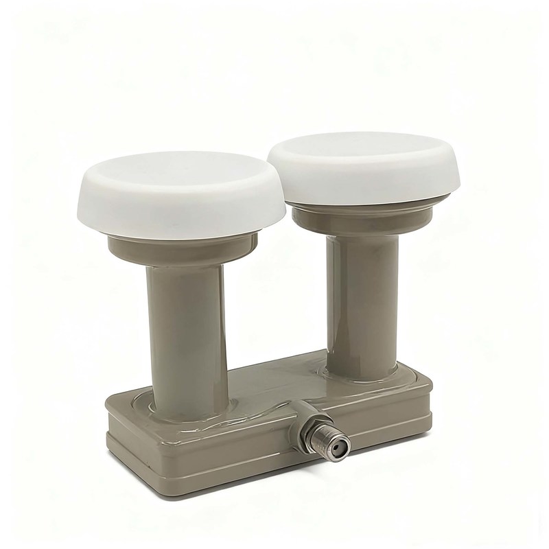 Monoblock KU Band LNBF 10.7 - 11.7GHz Input Frequency For Dual Satellite Reception