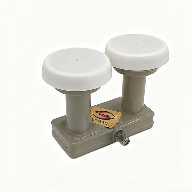 Monoblock KU Band LNBF 10.7 - 11.7GHz Input Frequency For Dual Satellite Reception