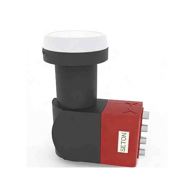 Ku Band Universal Quad LNBF 4-output Low-Noise Block Downconverter with 10.7GHz ~ 12.75GHz Frequency and 0.7dB Noise Figure