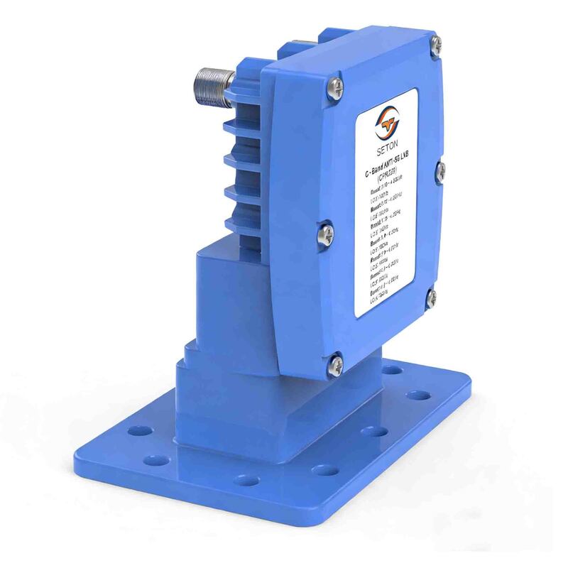 C-Band LNB for VSAT System - ST-C11F WR229G High Gain Anti-5G Filter, 3.7-4.2GHz Low Noise