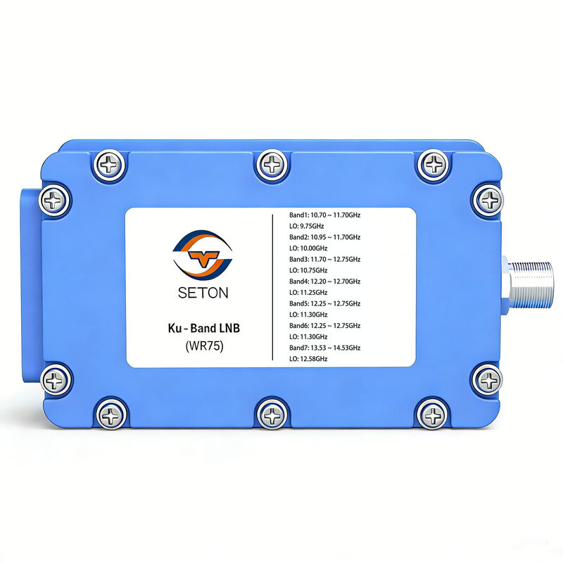 5G-Immune WR-75 Ku-Band FSS LNB - High Gain, Low Noise with Integrated 3.5GHz Filter for VSAT/FSS