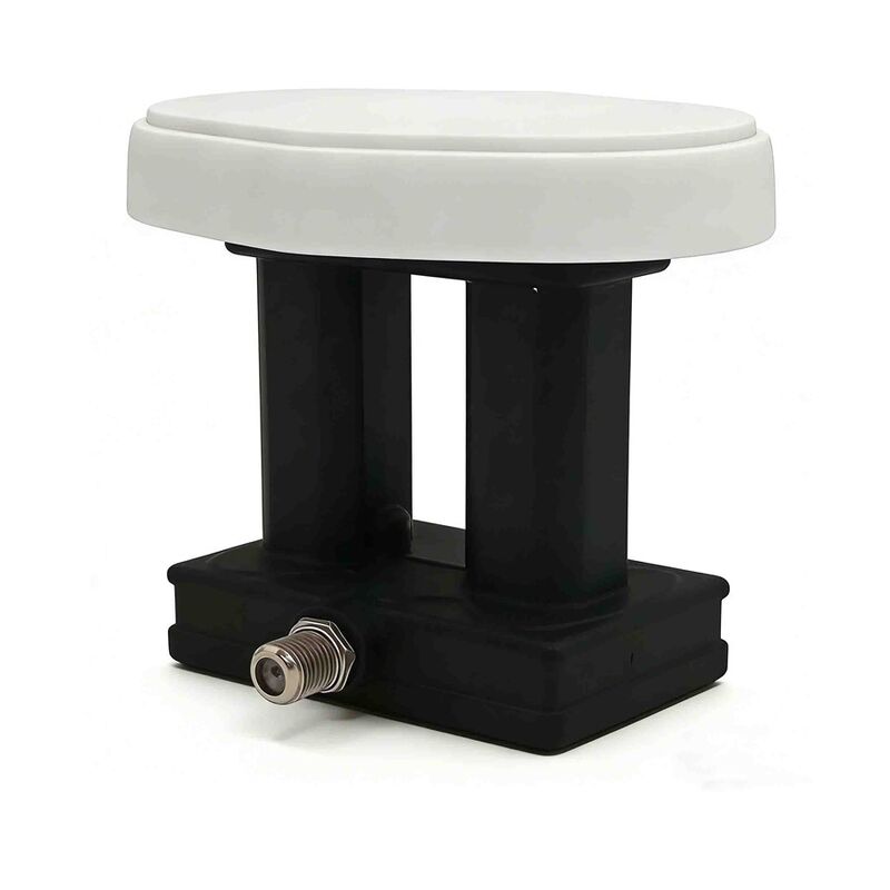 Ku-Band Monoblock LNBF with 10.7-12.75GHz Frequency Range, 58-68dB Gain, and Fixed 4°-6° Spacing for Dual Satellite Reception