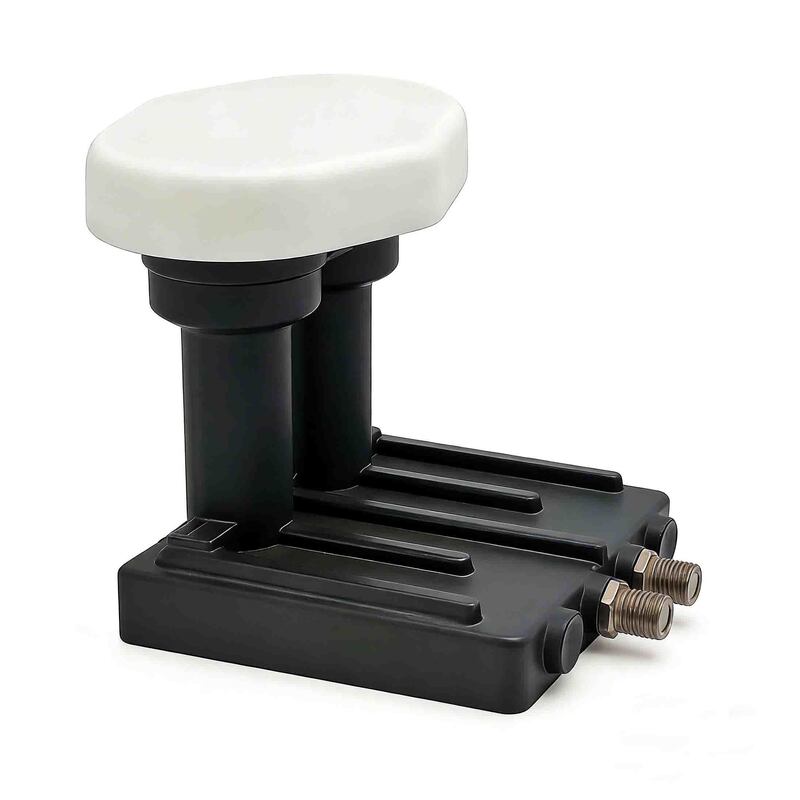Monoblock Twin LNB Ku-Band 4 Outputs Dual Satellite LNBF for Astra/Hotbird
