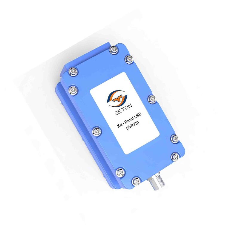 5G-Immune WR-75 Waveguide LNB with High-Rejection Filter and 63dB Gain for Ku-Band Satellite Communication