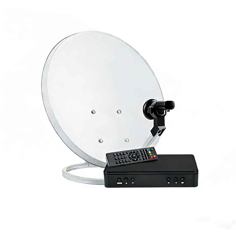 60cm Compact Galvanized Steel Ku-Band Dish with Scale 12 Wind Resistance for Satellite Communication